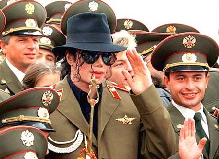 Michael Jackson in Moscow.